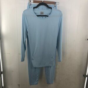 Go Under blue fleece lined pajama set size L
